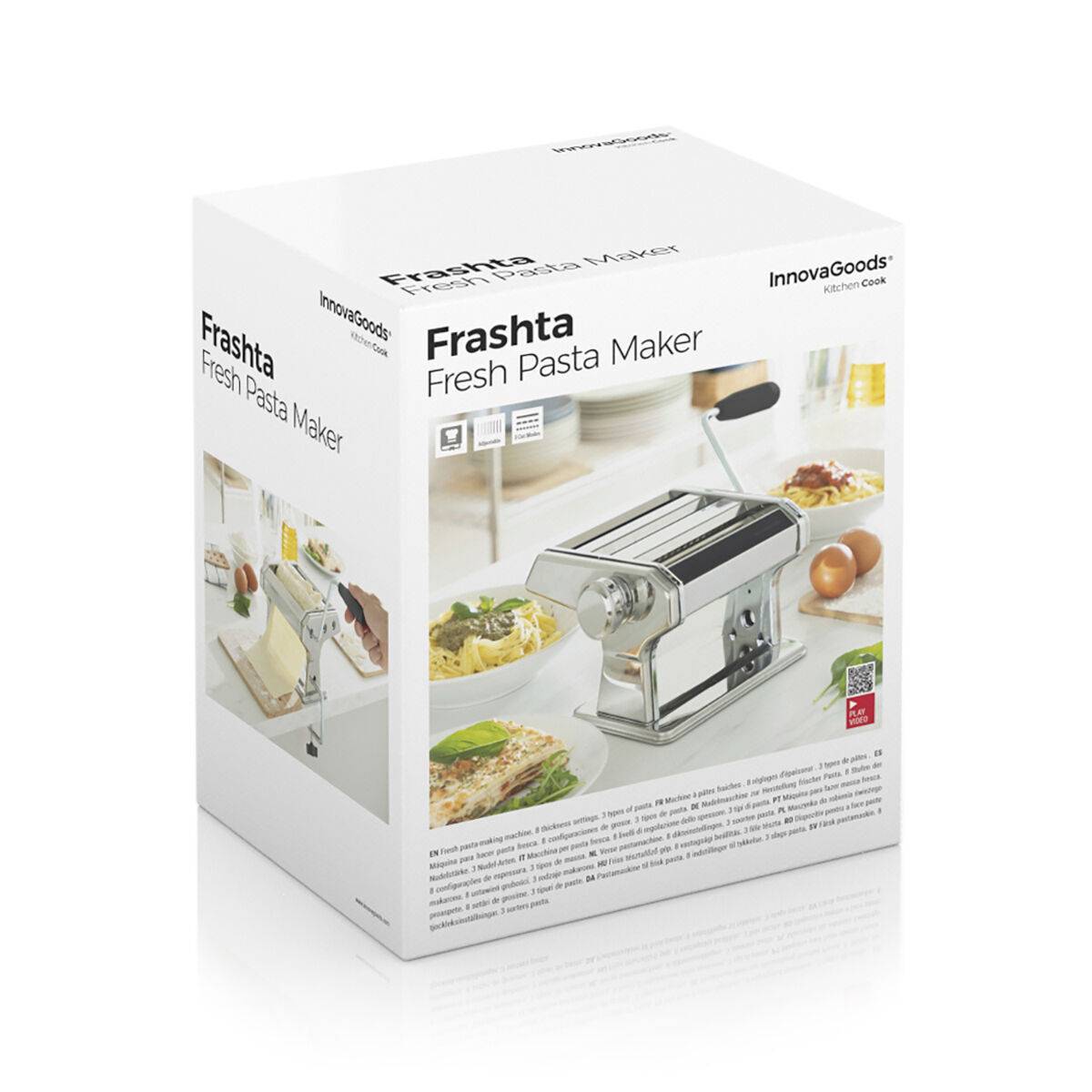 Máquina para Hacer Pasta Fresca con Recetas InnovaGoods (Reacondicionado B)