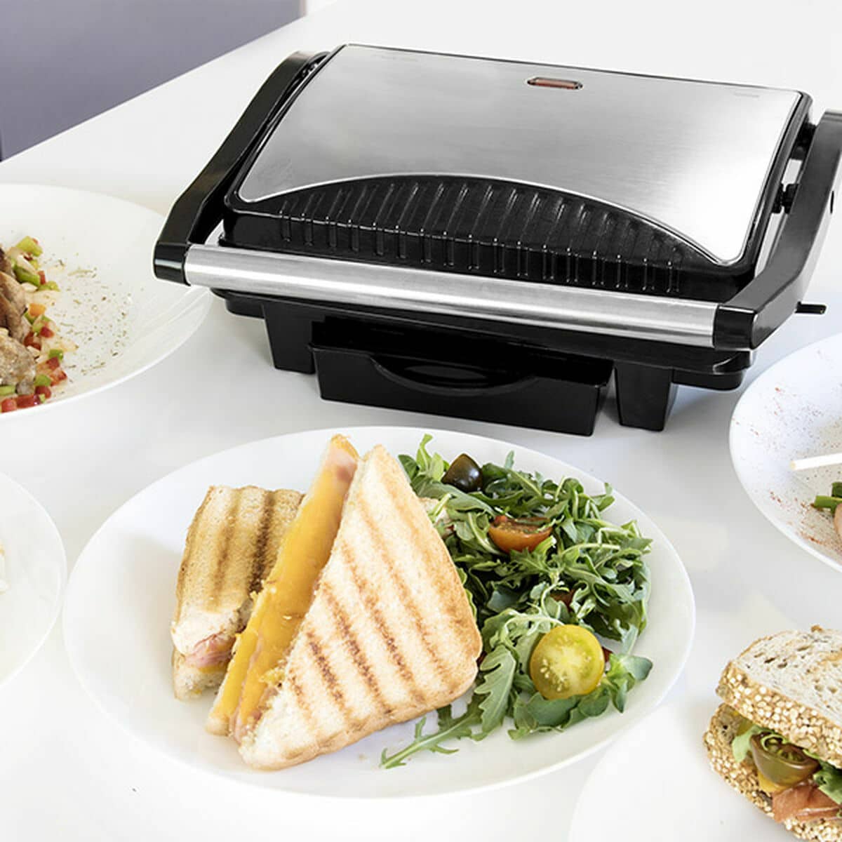 Plancha de Cocina Cecotec Rock’nGrill 1000W