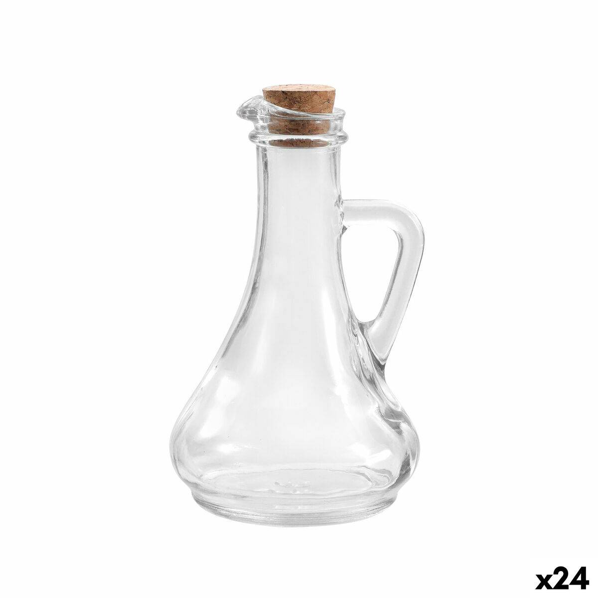 Aceitera La Mediterránea Vidrio 9,3 x 9,3 x 16,5 cm (24 Unidades)