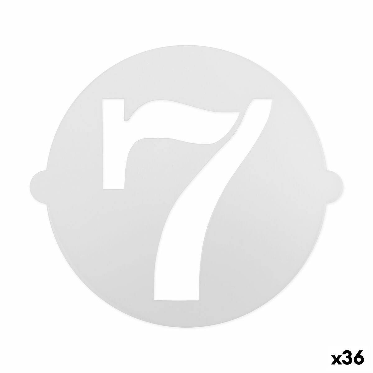 Plantilla para tartas Algon Número 7 36 Unidades