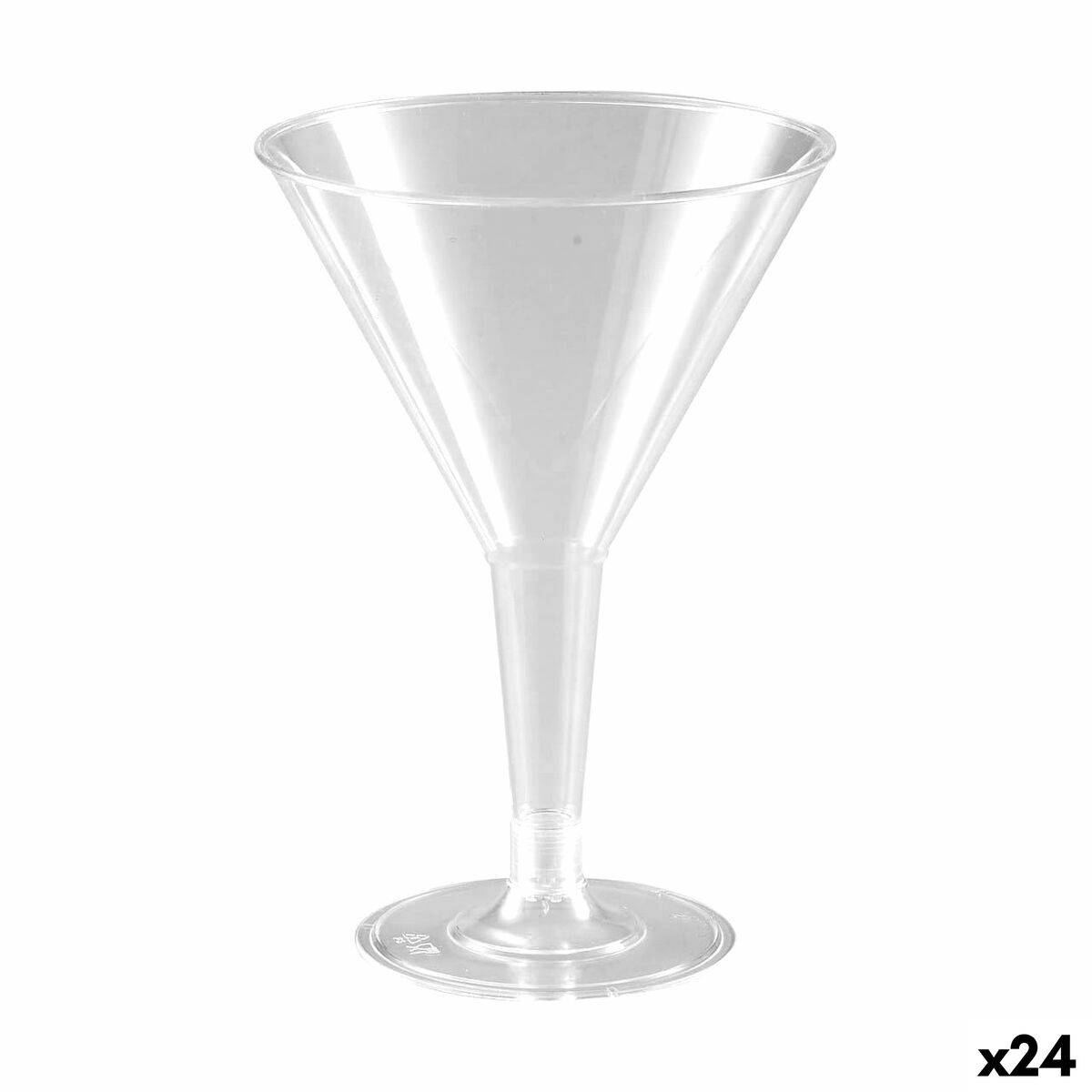 Copa de cóctel Algon 215 ml 4 Piezas (24 Unidades)