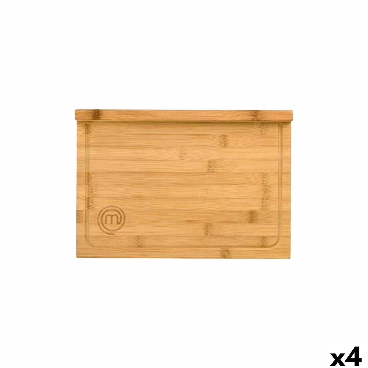Tabla de cortar MasterChef ENCIMERA 38,5 x 26,5 x 1,5 cm + 2 cm (4 Unidades)
