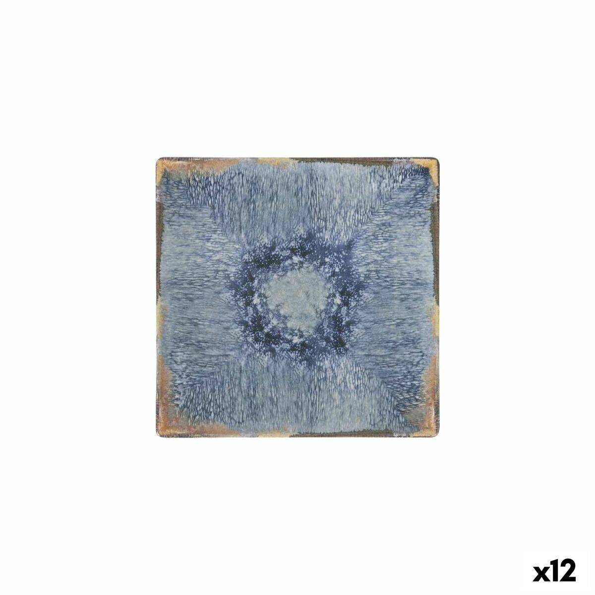 Plato de Postre La Mediterránea Aelia 18 x 18 x 2 cm (12 Unidades)
