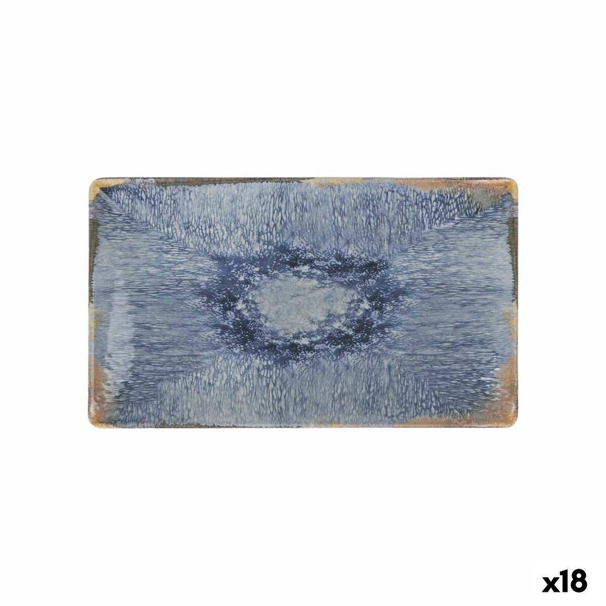 Fuente de Cocina La Mediterránea Aelia Rectangular 25,3 x 15 x 2 cm (18 Unidades)
