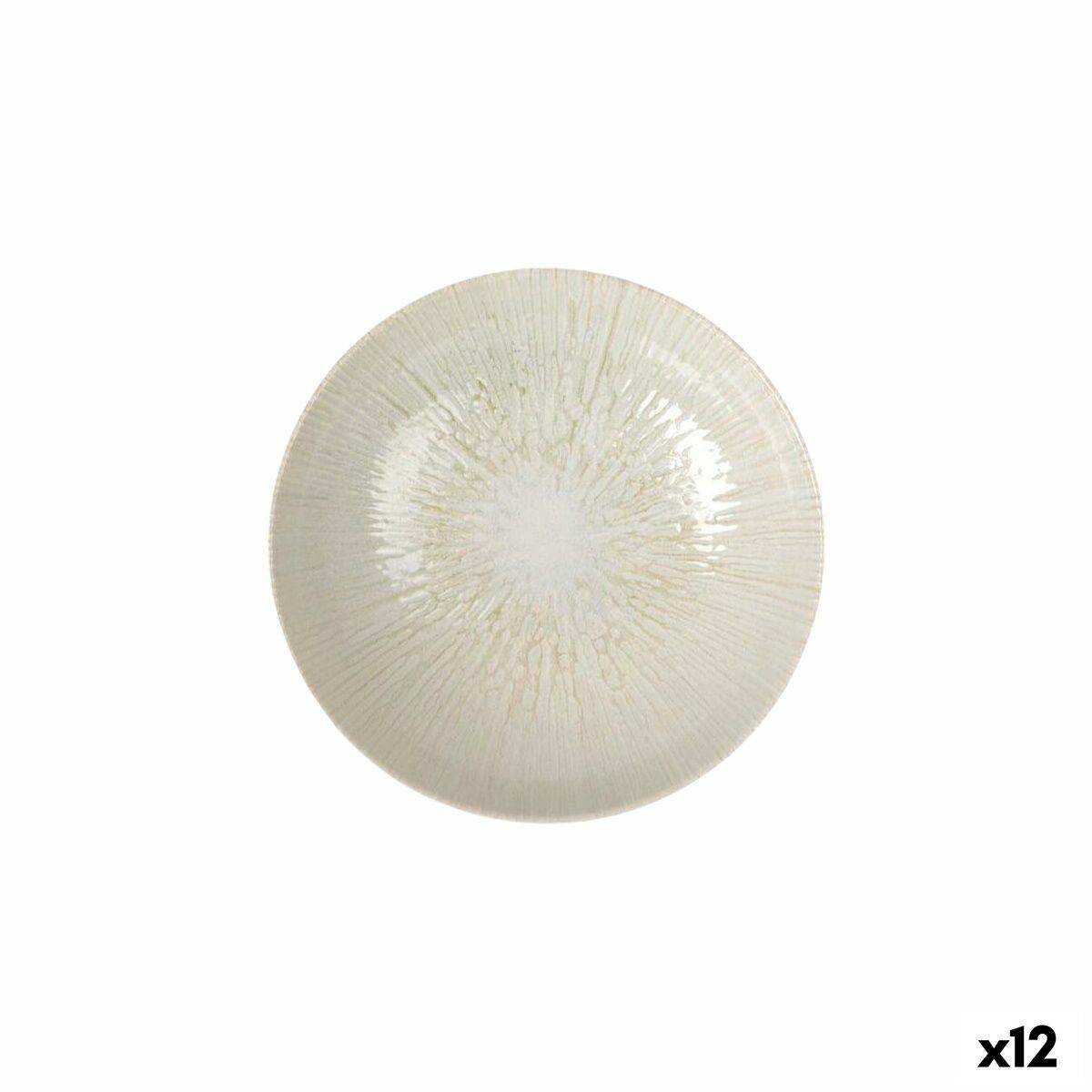 Plato Hondo La Mediterránea Anya Ø 21 cm (12 Unidades)