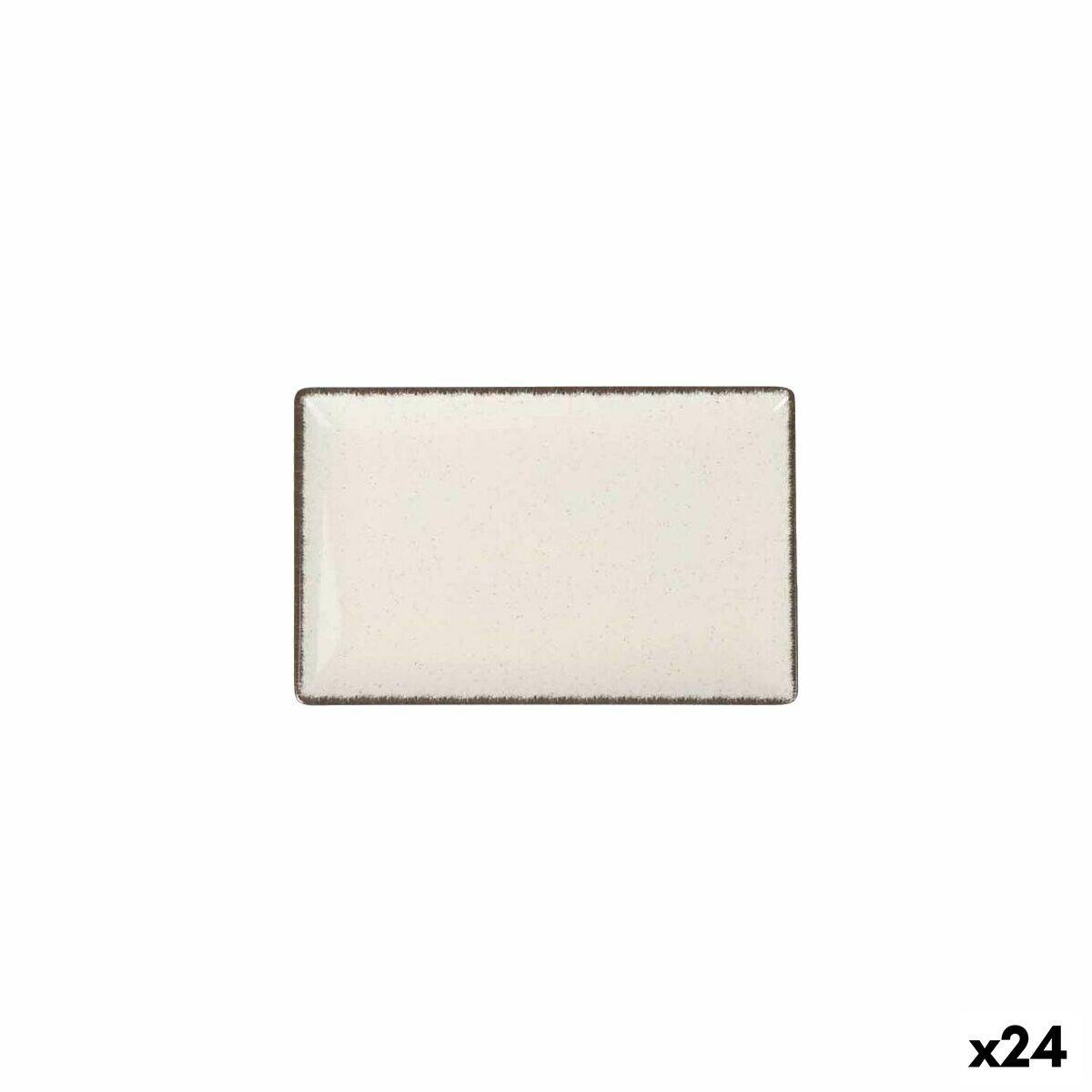 Fuente de Cocina La Mediterránea Anllo Rectangular 20 x 13 x 2 cm (24 Unidades)