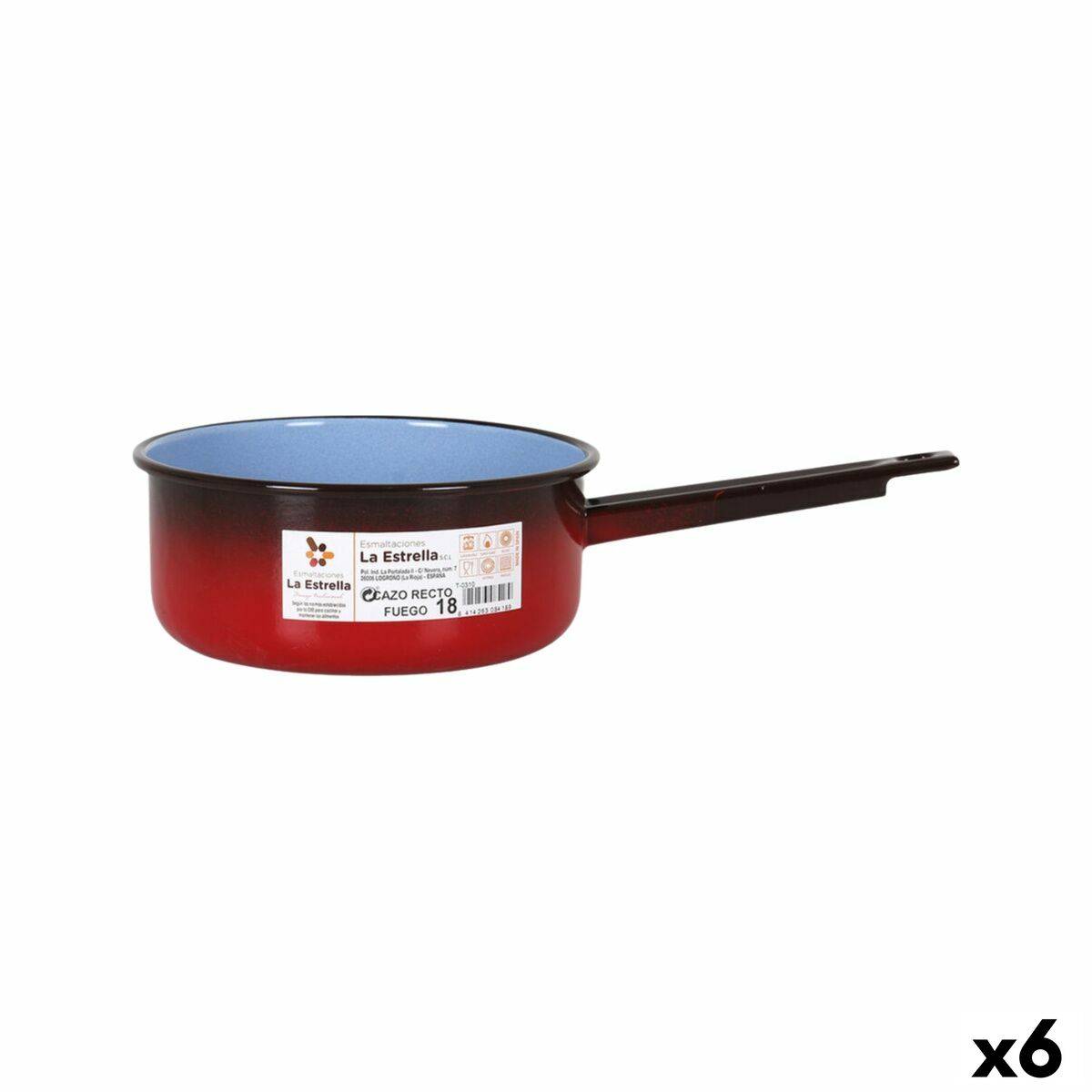 Cazo La Estrella Fuego 1,7 L 32,4 x 17,5 x 9,7 cm (6 Unidades)