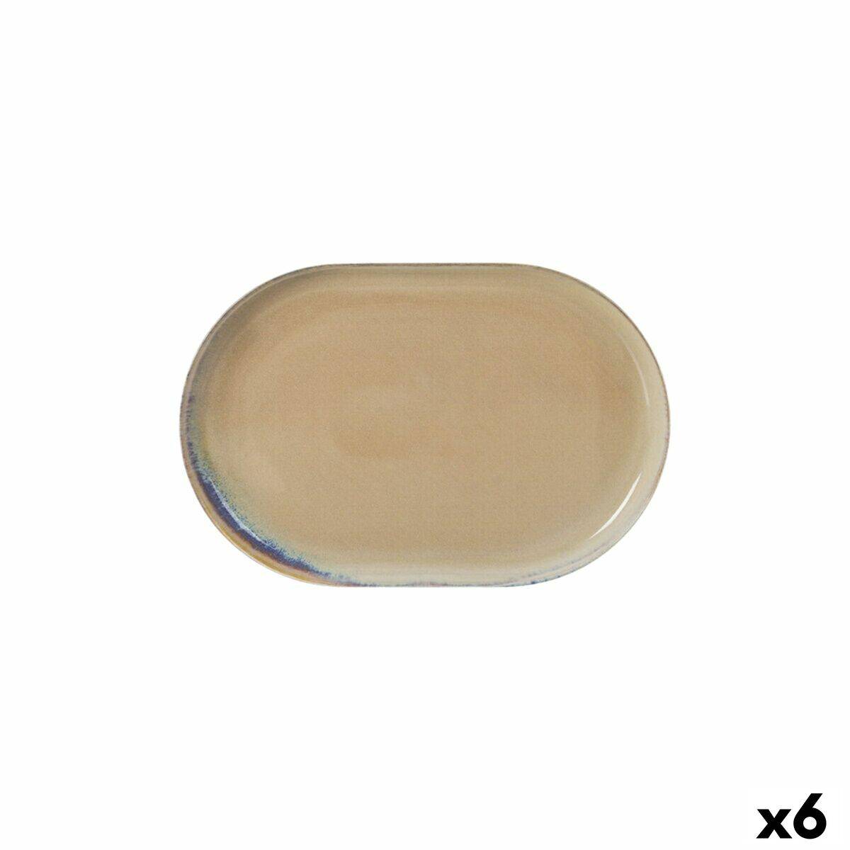 Fuente de Cocina La Mediterránea Cies Ovalado 25 x 15 x 2,2 cm (6 Unidades)