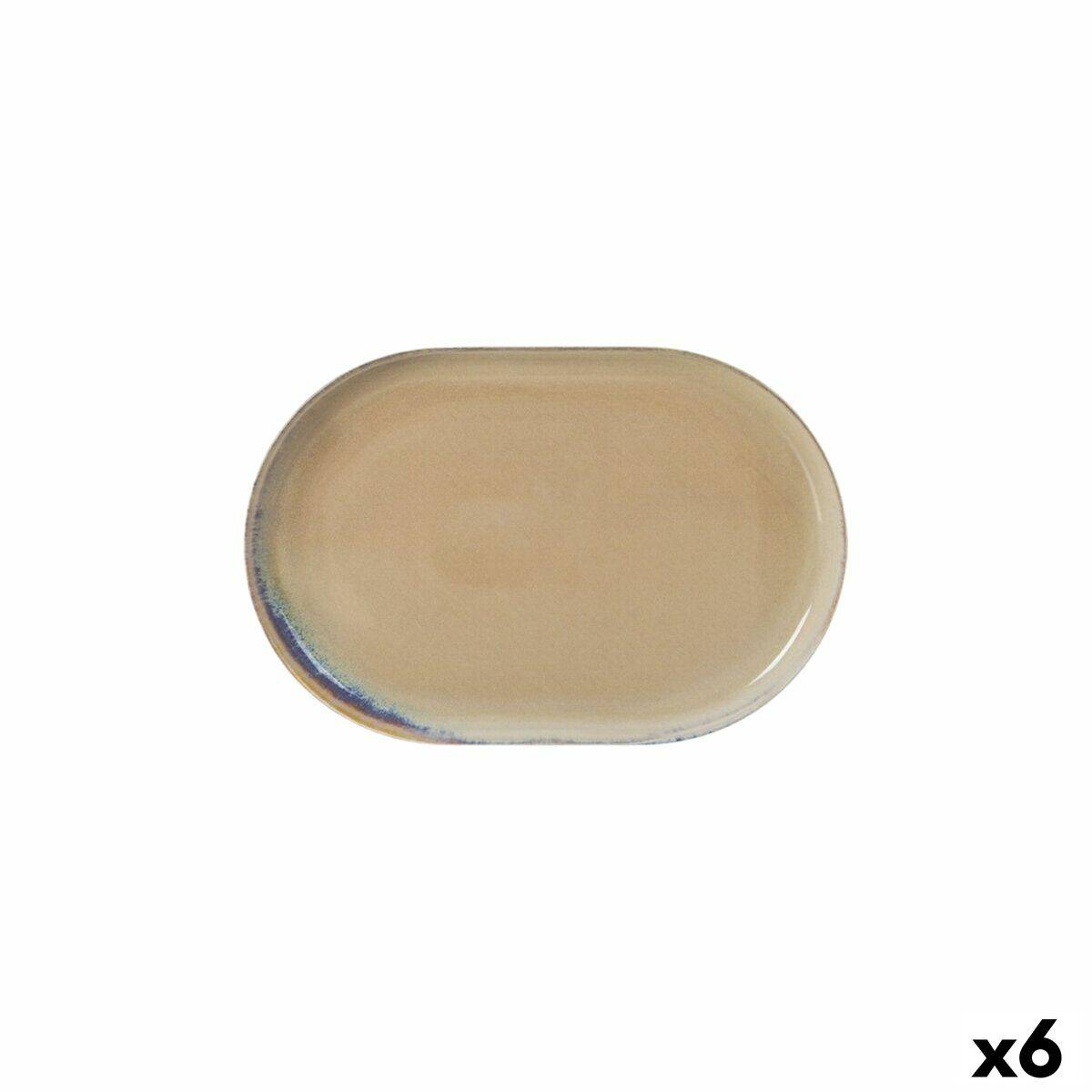 Fuente de Cocina La Mediterránea Cies Ovalado 20 x 13 x 2 cm (6 Unidades)