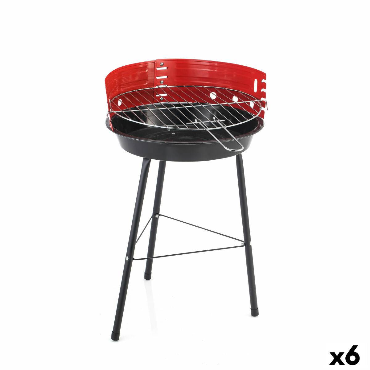 Barbacoa de Carbón con Patas Algon 32 x 33 x 55 cm (6 Unidades)