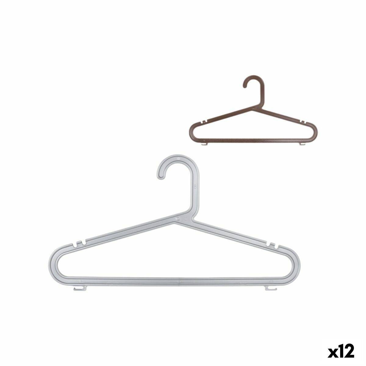 Perchas Dem Meng Plástico 8 Piezas (12 Unidades)