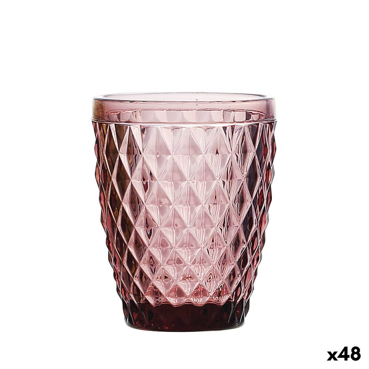 Vaso La Mediterránea Sidari Morado Vidrio 270 ml (48 Unidades)
