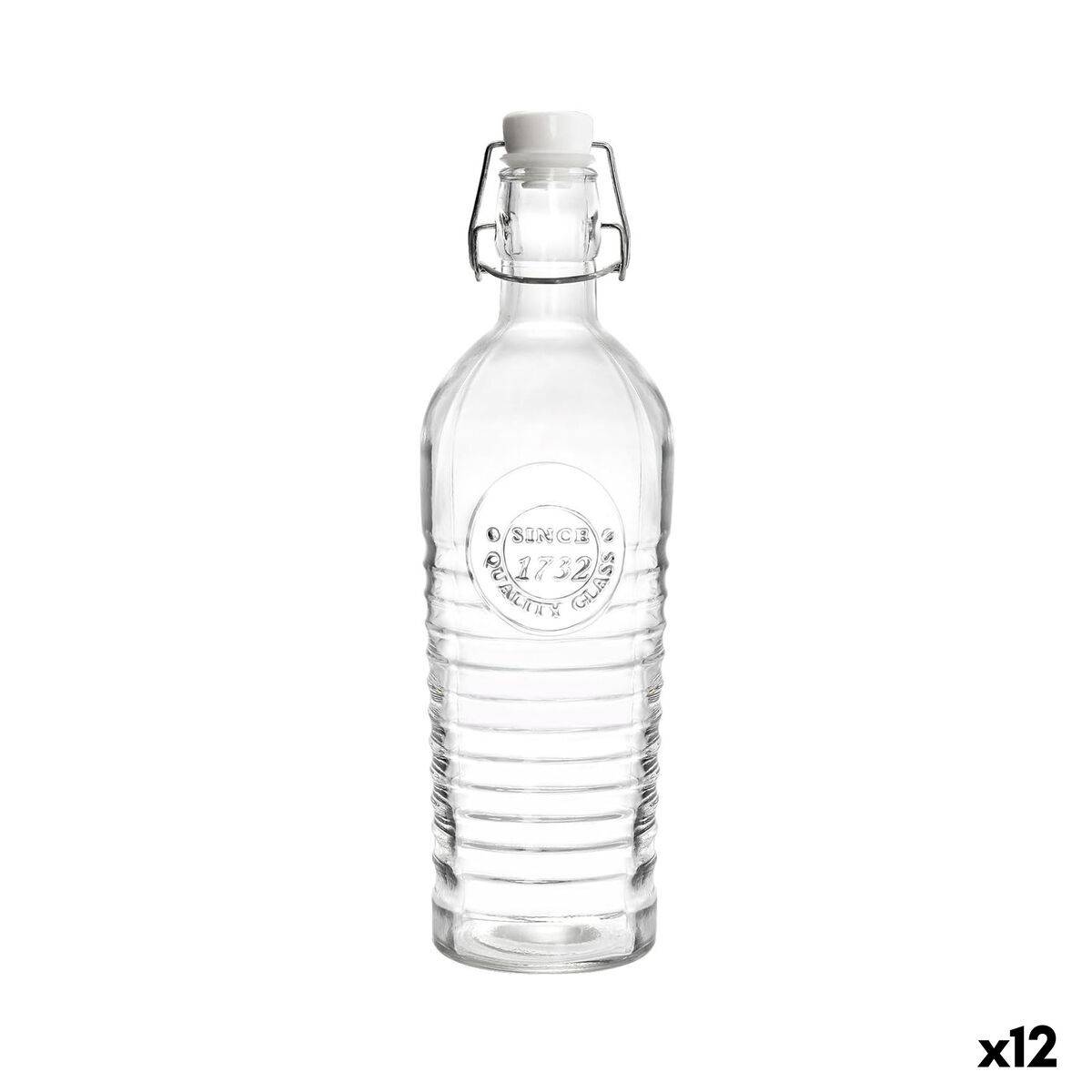 Botella de Cristal La Mediterránea Vidrio 1,1 L (12 Unidades)
