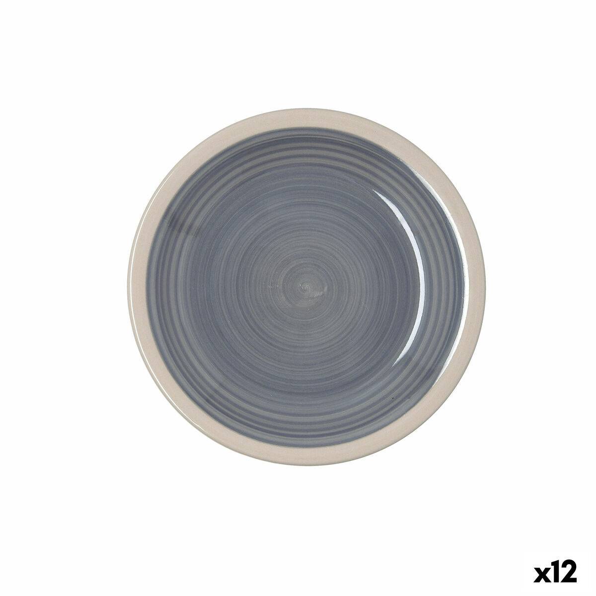 Plato de Postre Quid Baltic Beige Cerámica Ø 19 cm (12 Unidades)