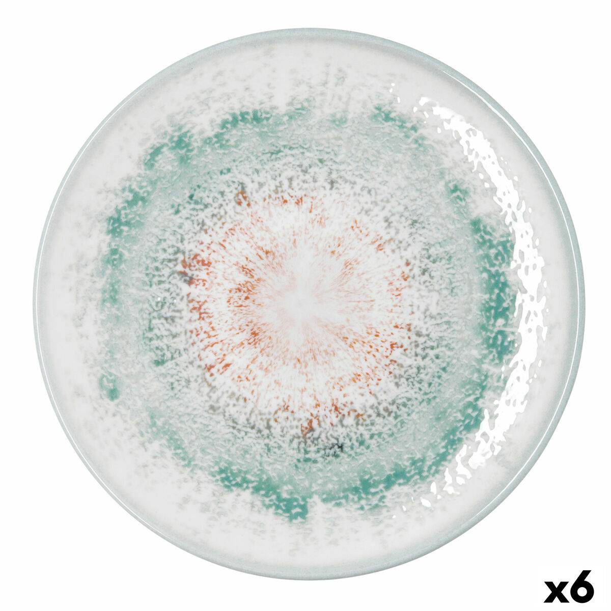 Plato para Pizza Bidasoa Kai Hydrozero Blanco Cerámica Ø 30 cm (6 Unidades)