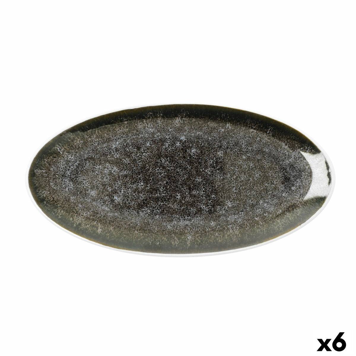 Bandeja de Aperitivos Bidasoa Elite Marrón 25 X 12,5 CM (6 Unidades)