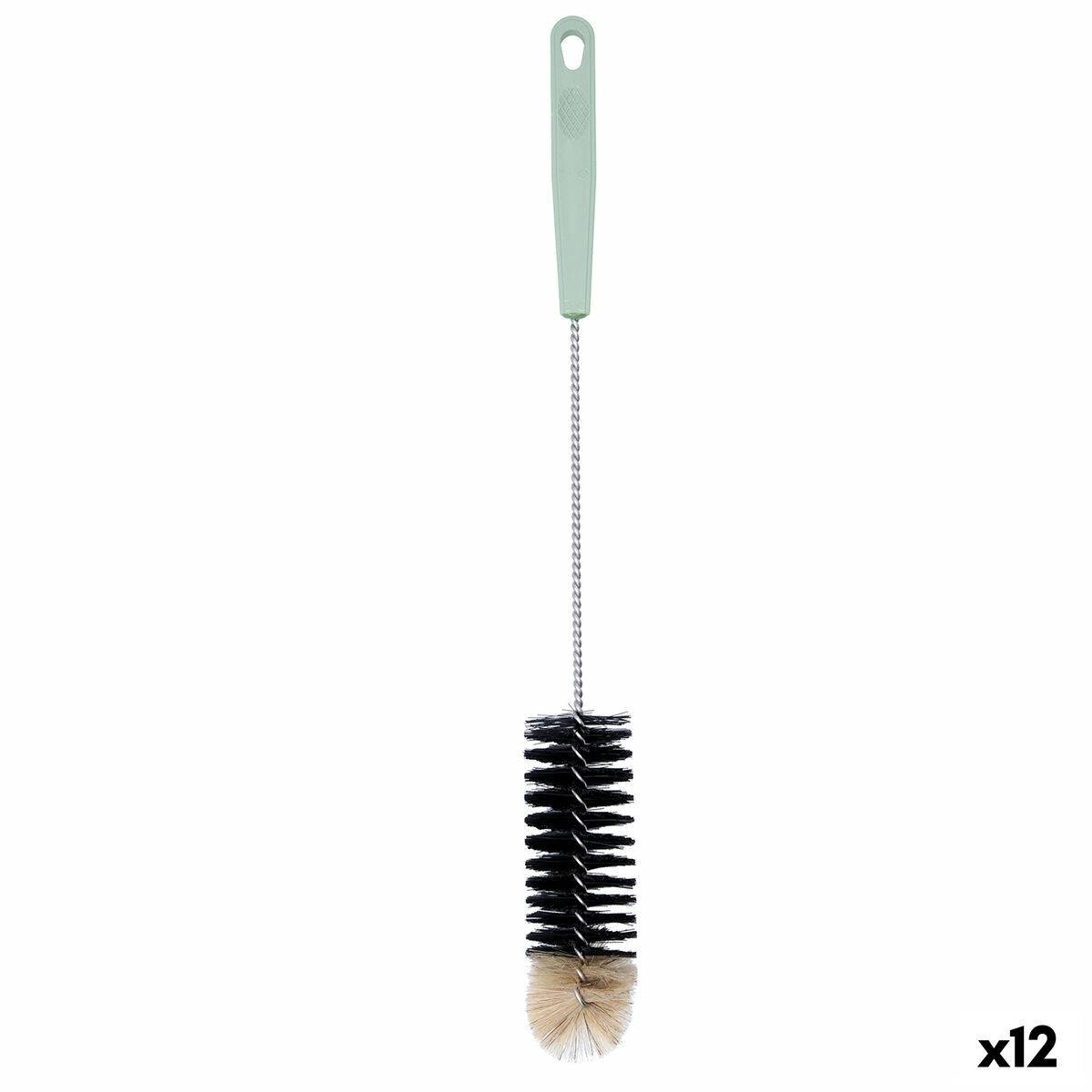 Cepillo limpiador Quid Quidate Verde Nailon Plástico 40 cm Botella (12 Unidades)