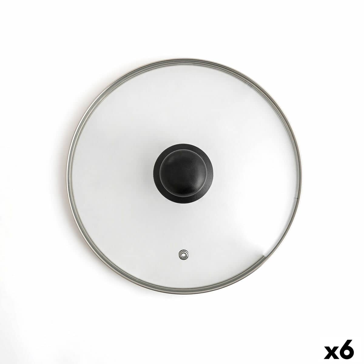 Tapa para Olla Quid Renova Transparente Vidrio Ø 26 cm (6 Unidades)