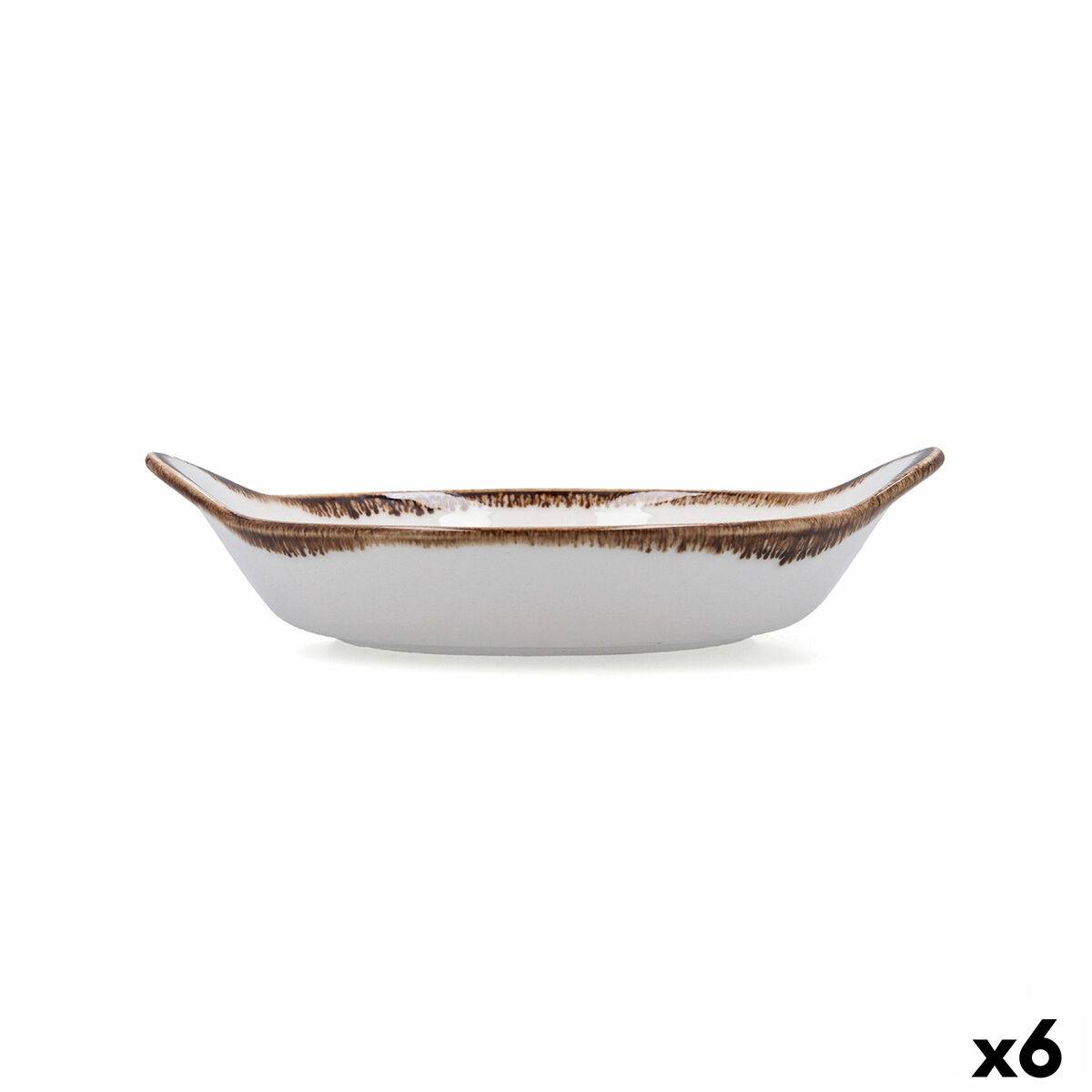 Bandeja de Aperitivos Bidasoa Orion Hydrozero Blanco Ø 19 cm (6 Unidades)