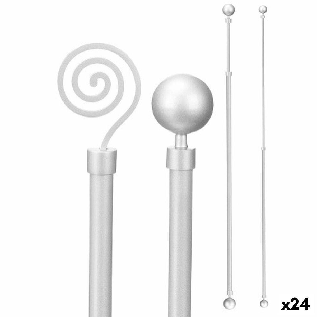 Barra para Cortinas Gift Decor Extensible 160-320 cm (24 Unidades)