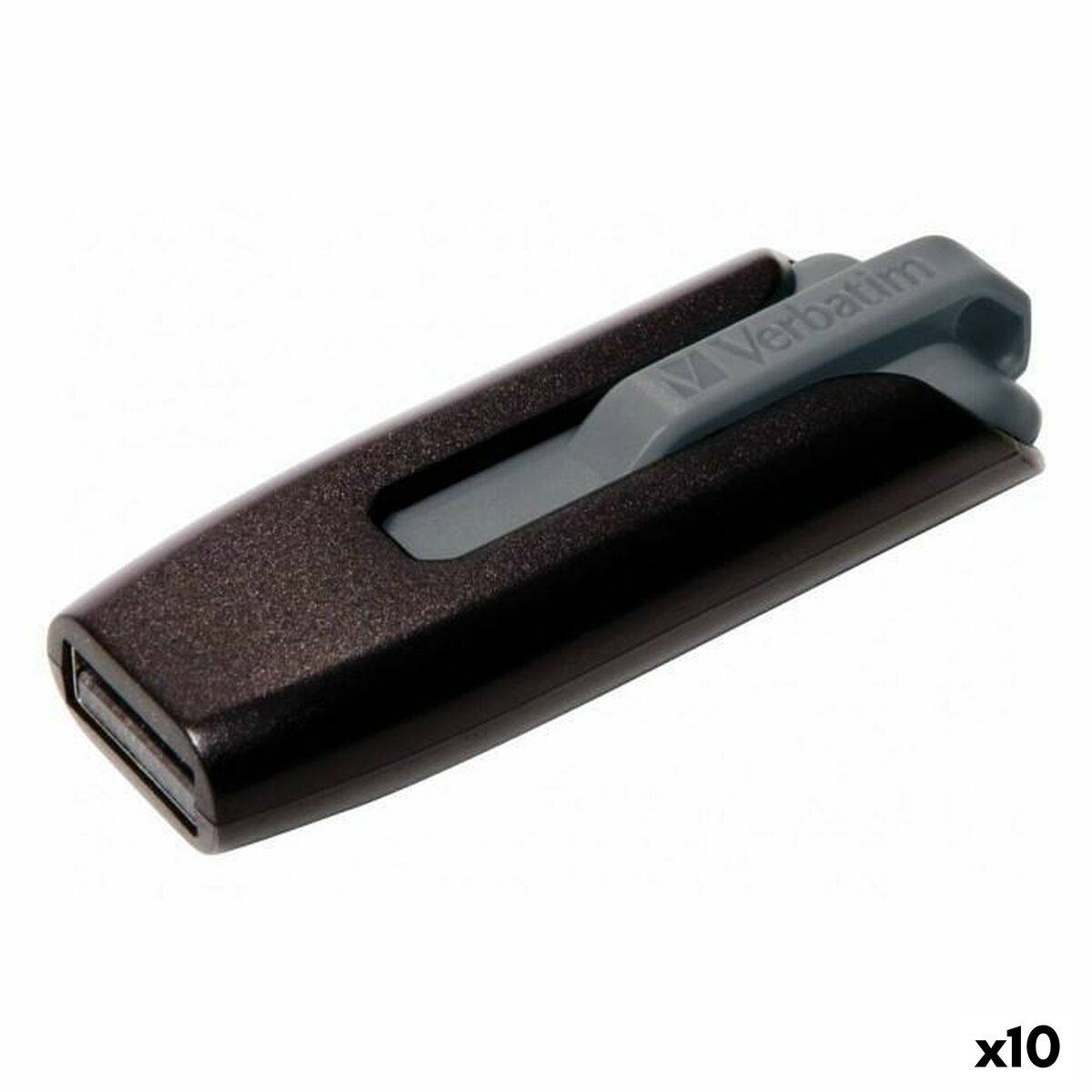 Memoria USB Verbatim V3 STORE ´N´GO Negro 256 GB (10 Unidades)