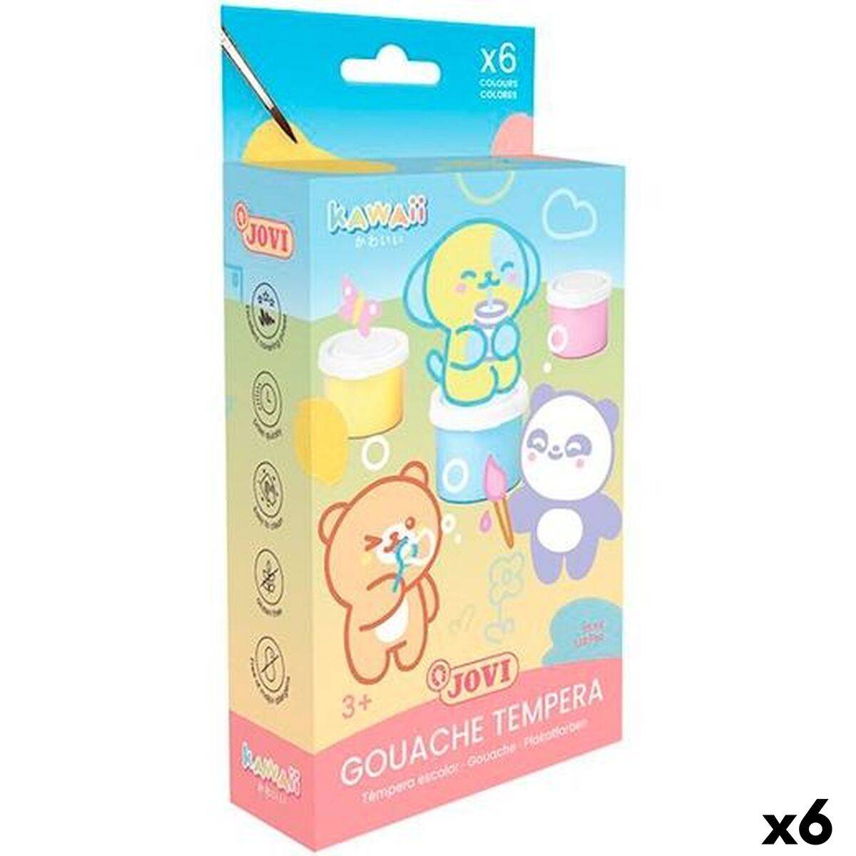 Set de Pintura Gouache Jovi KAWAII 35 ml 6 Piezas (6 Unidades)