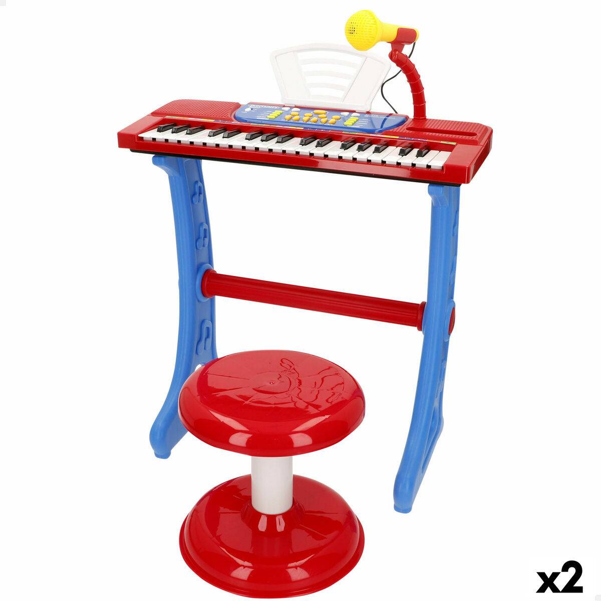 Piano de juguete Bontempi 43 x 56 x 23 cm (2 Unidades)