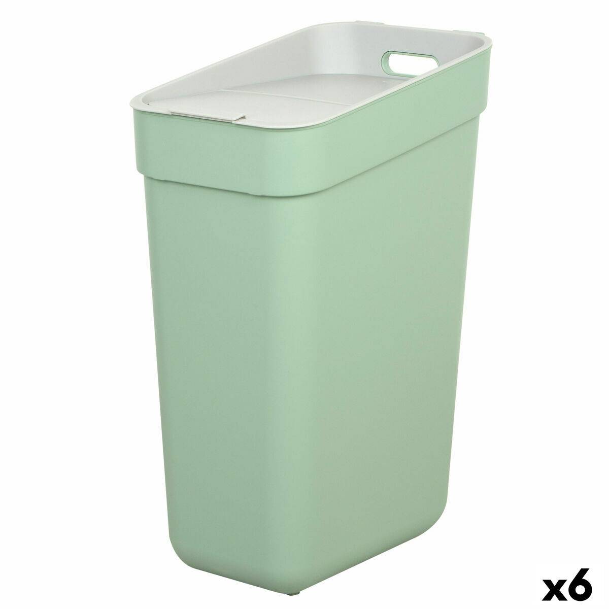 Cubo de basura Curver Verde Plástico 30 L (6 Unidades)