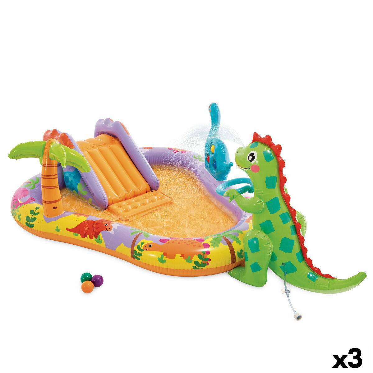 Piscina Hinchable para Niños Intex 201 x 69 x 157 cm (3 Unidades)