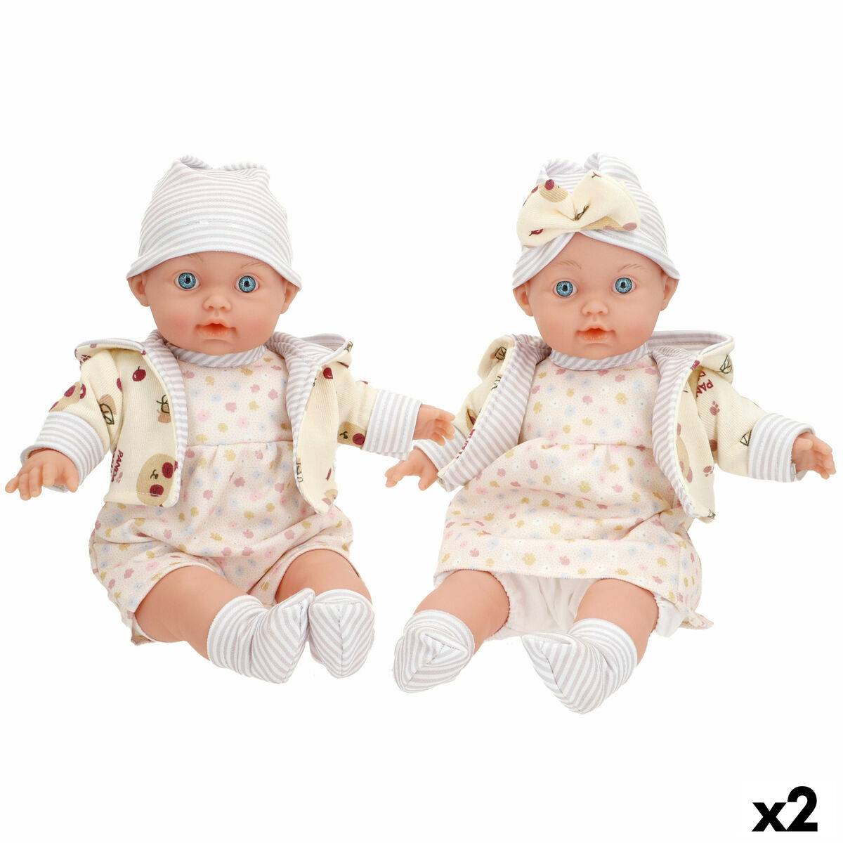 Set Muñecas Colorbaby 23 X 32 X 7 CM 2 Unidades