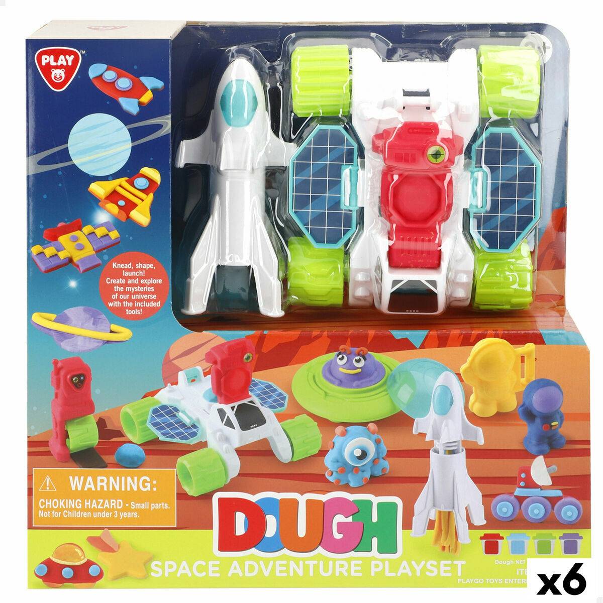 Juego de Plastilina PlayGo (6 Unidades)