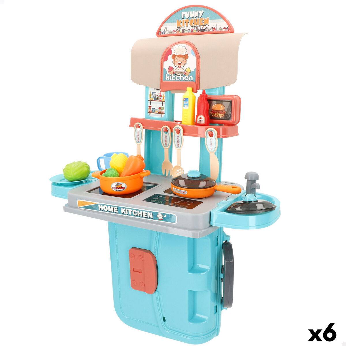 Cocina de Juguete Colorbaby 40 x 40 x 23 cm (6 Unidades)