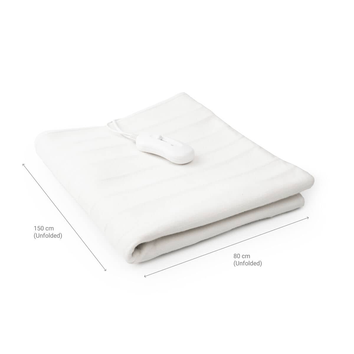 Calientacamas Eléctrico Individual InnovaGoods 60 W 80 x 150 cm Blanco (Reacondicionado A)