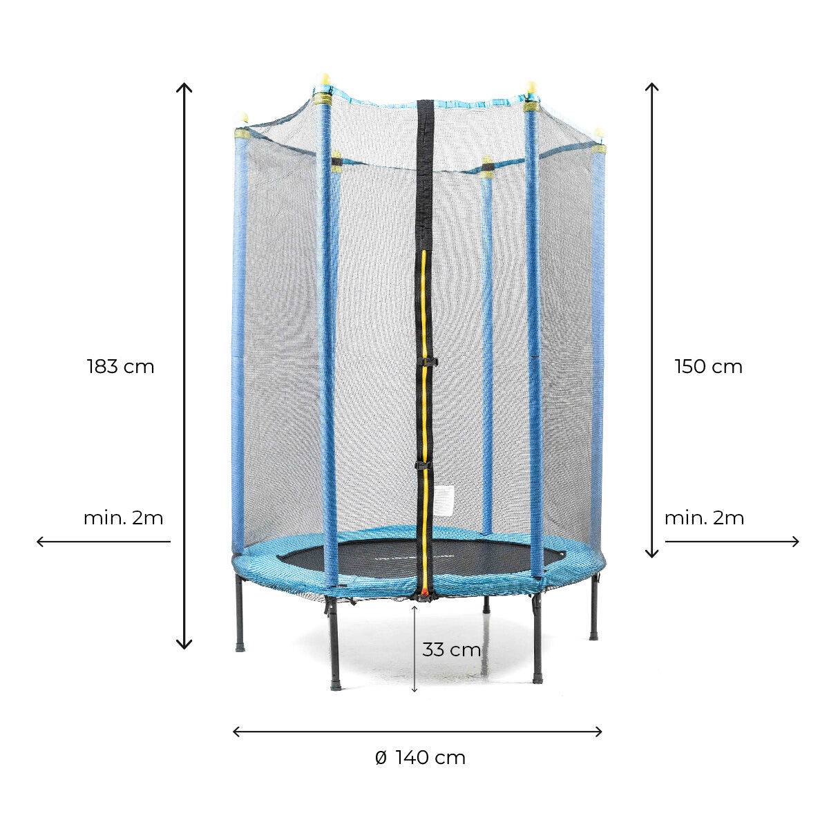Cama Elástica Infantil con Red de Seguridad Zuply InnovaGoods