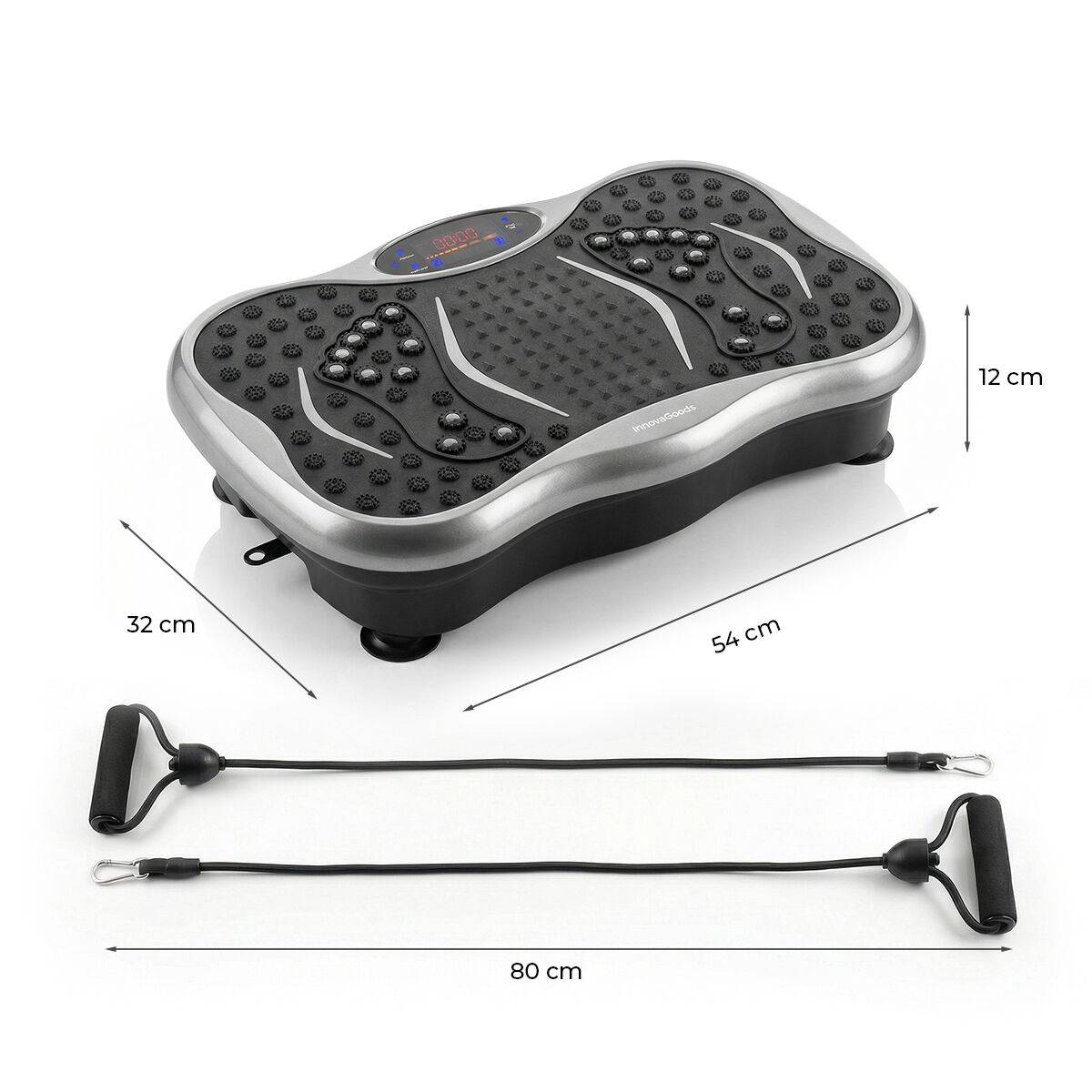 Plataforma Vibratoria con Altavoz, Bandas de Resistencia y Mando a Distancia Vivflow InnovaGoods