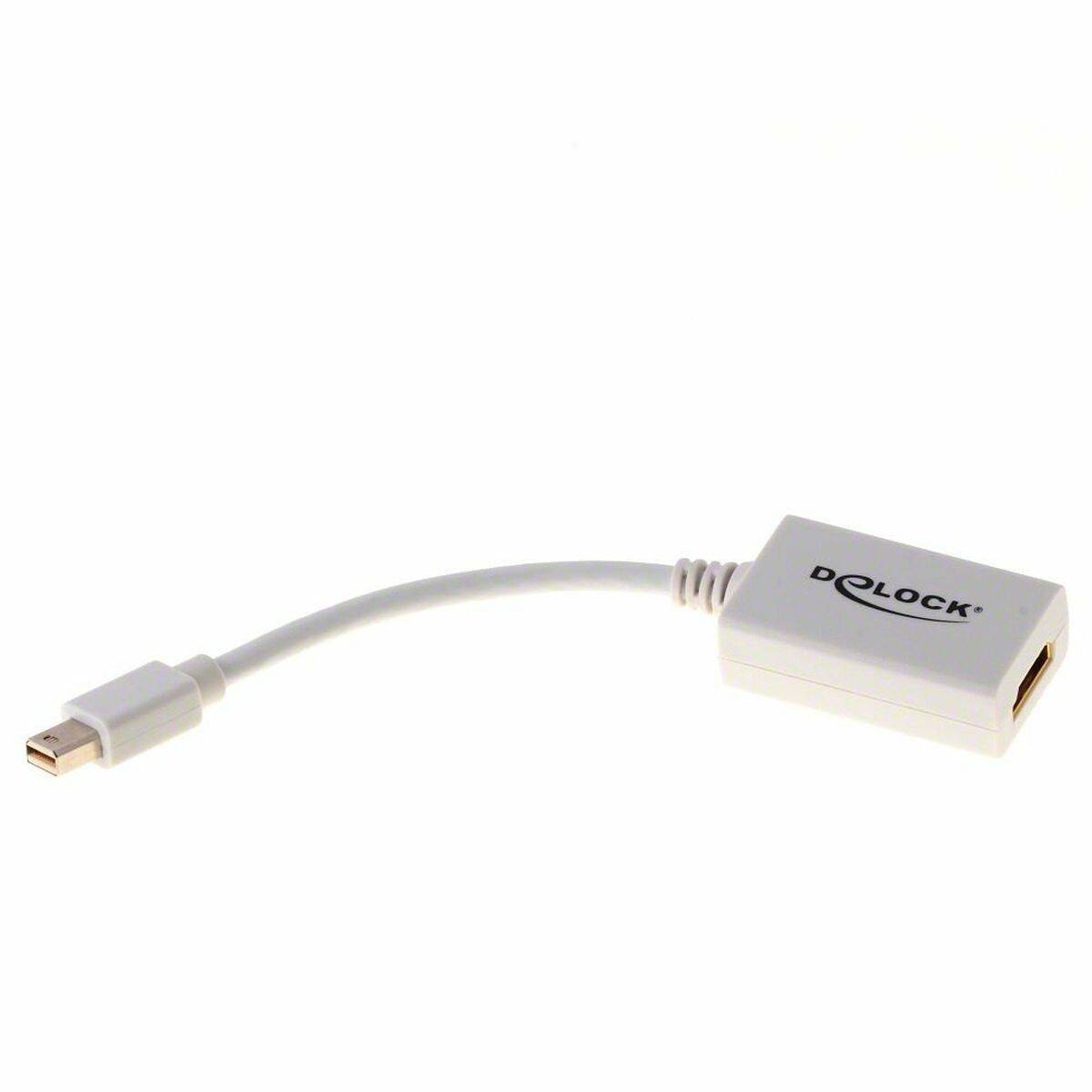 Adaptador Mini DisplayPort a HDMI DELOCK Adaptador Mini DisplayPort > HDMI 18 cm 2
