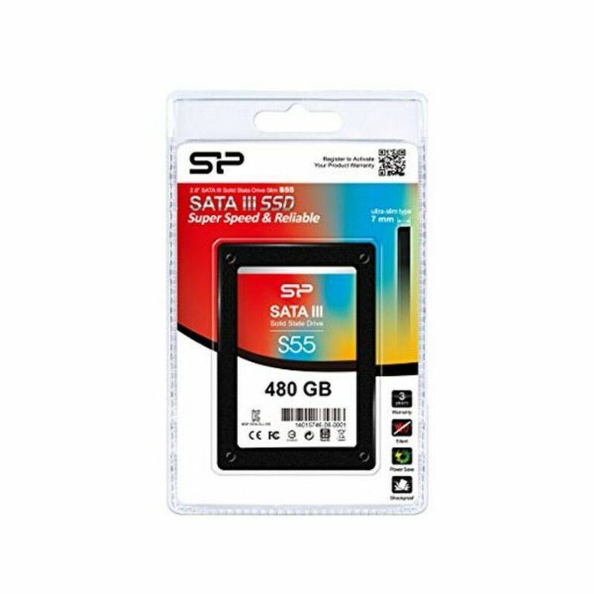 Disco Duro Silicon Power IAIDSO0165 2.5" SSD 480 GB 7 mm Sata III 3