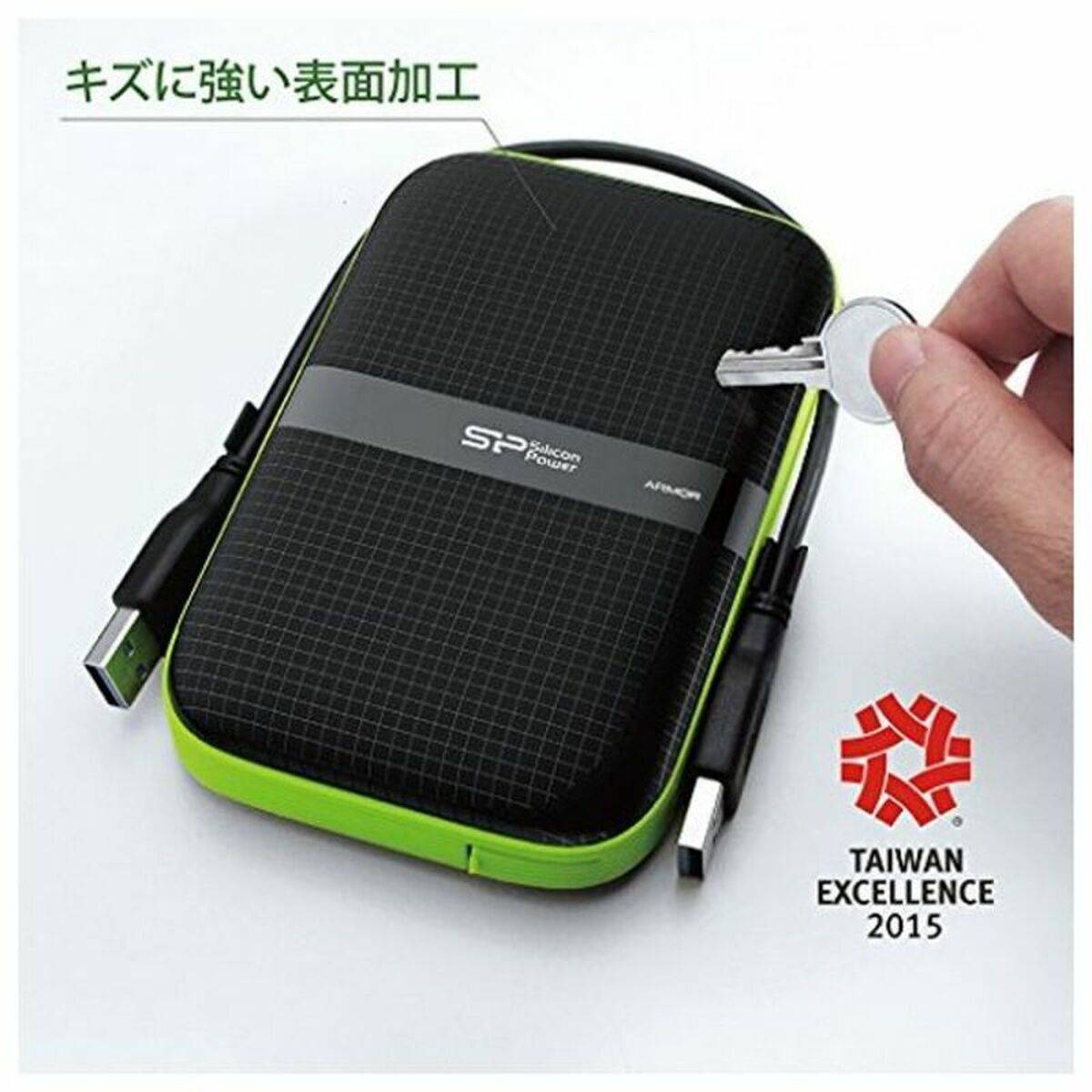 Disco Duro Externo Silicon Power A60 2.5" USB 3.0 2 TB Anti-shock Waterproof Negro 2
