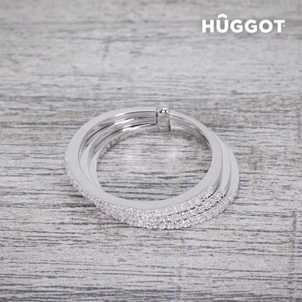 Anillo de Plata Esterlina 925 con Zirconitas Three Hûggot 3