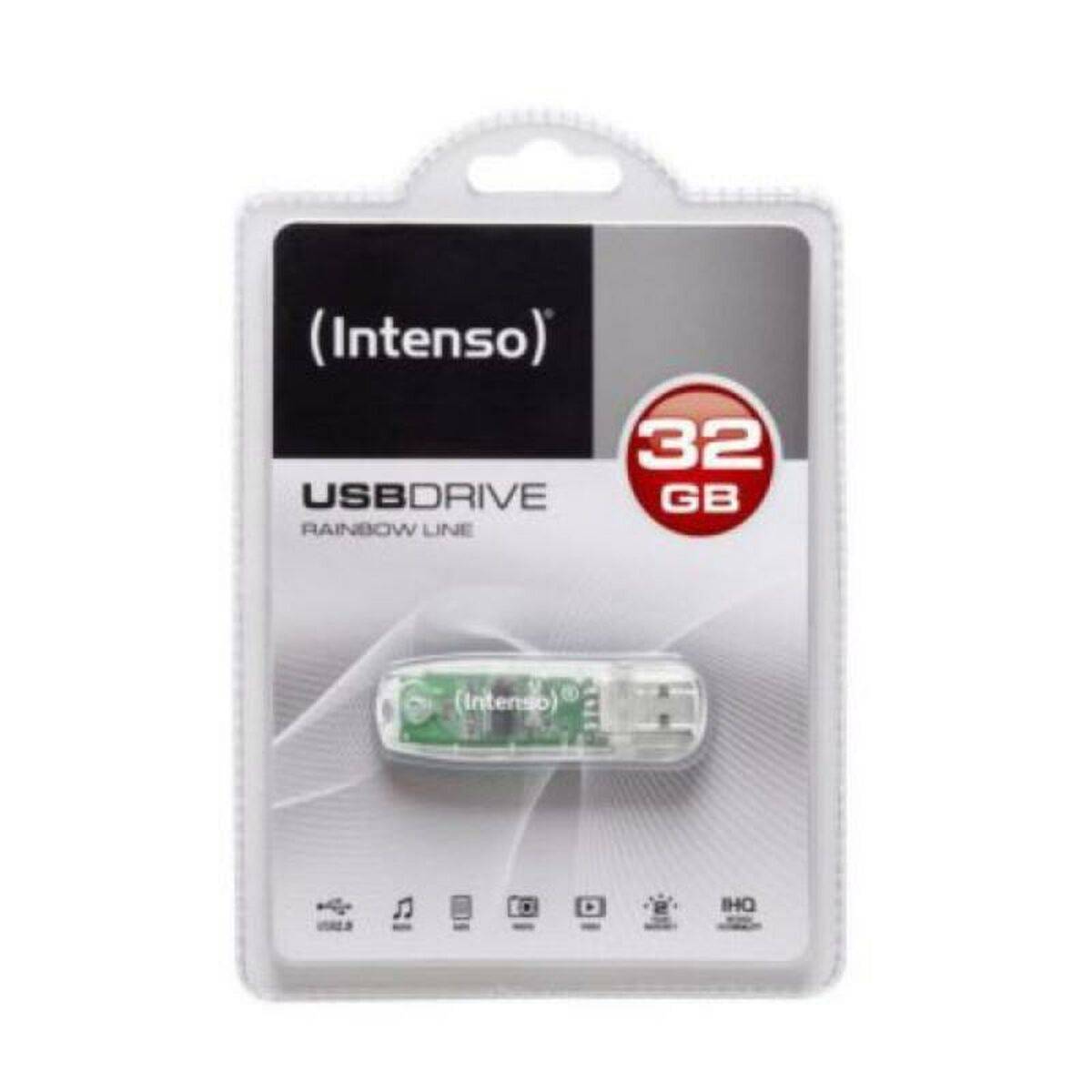 Memoria USB INTENSO Rainbow Line 32 GB Transparente 32 GB Memoria USB 1