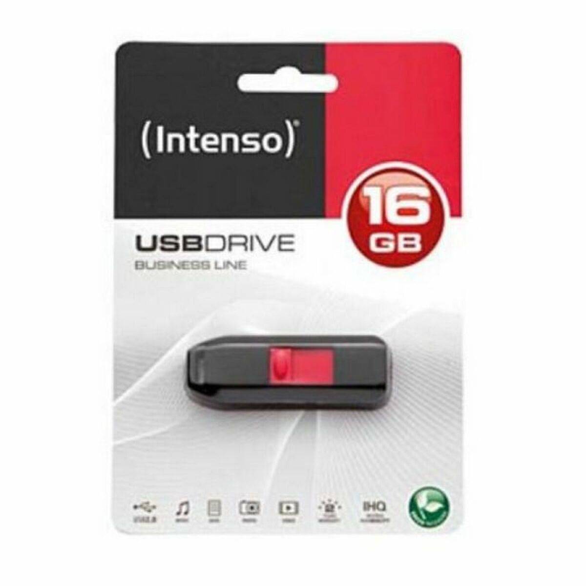 Memoria USB INTENSO Business Line 16 GB Negro 16 GB Memoria USB 3