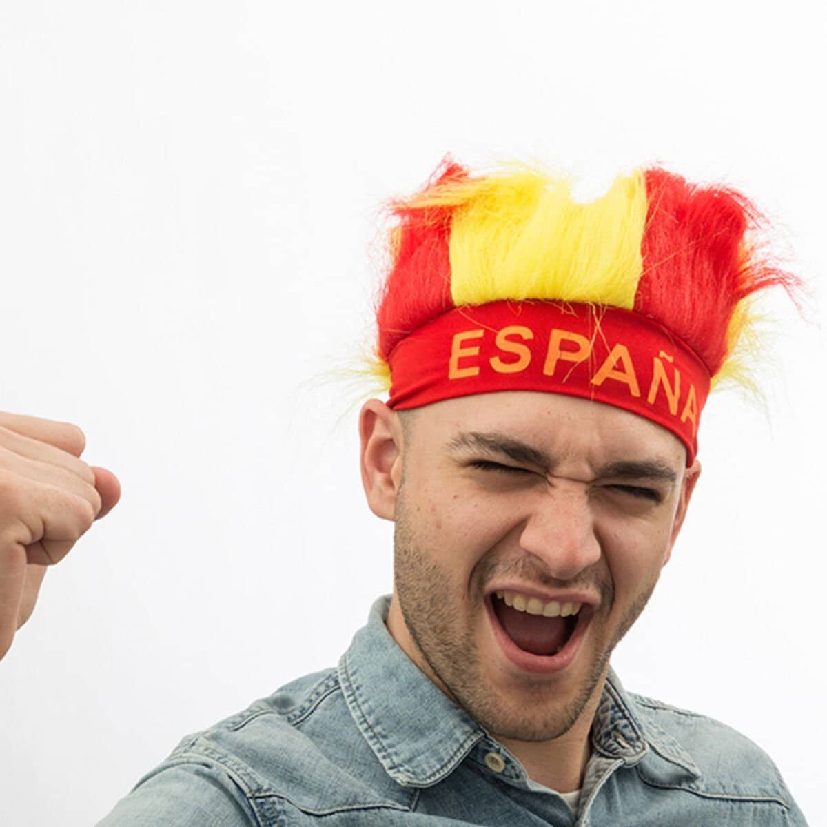 Gorro Peluca Bandera de España Th3 Party 1
