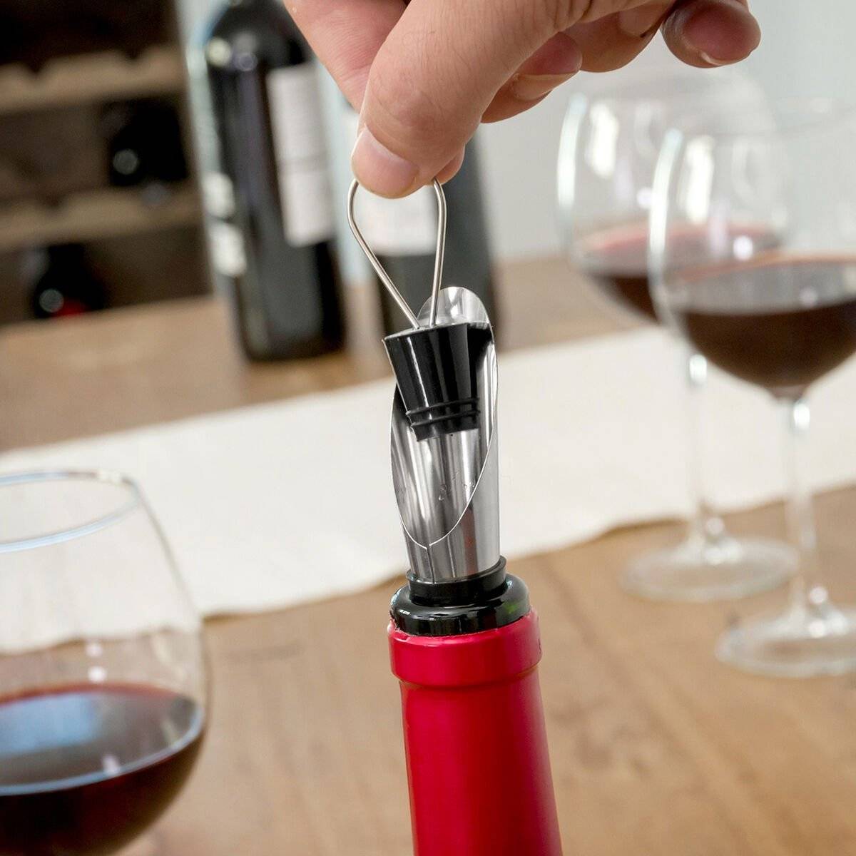 Estuche de Vino Botella InnovaGoods 5 Piezas 4