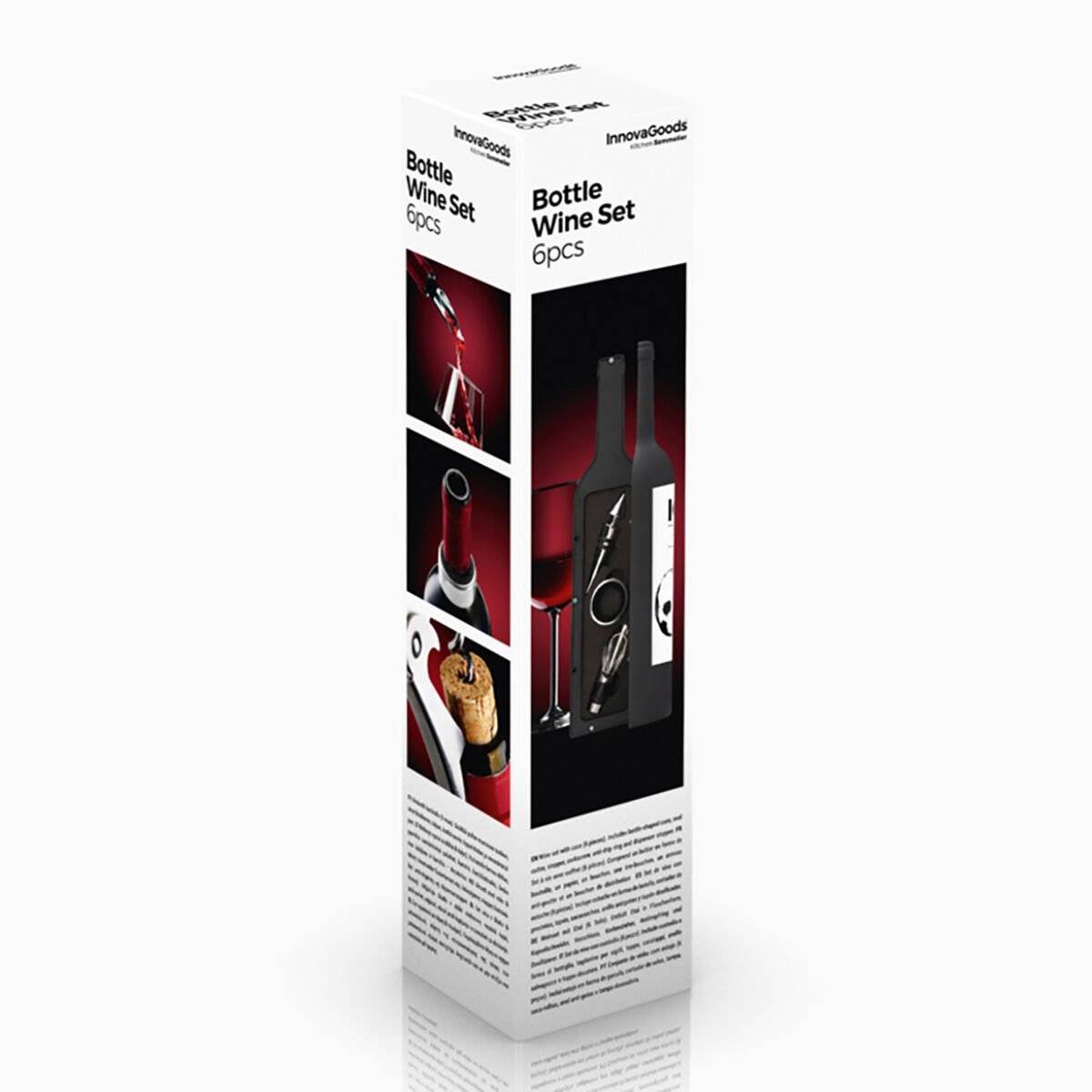Estuche de Vino Botella InnovaGoods 5 Piezas 2