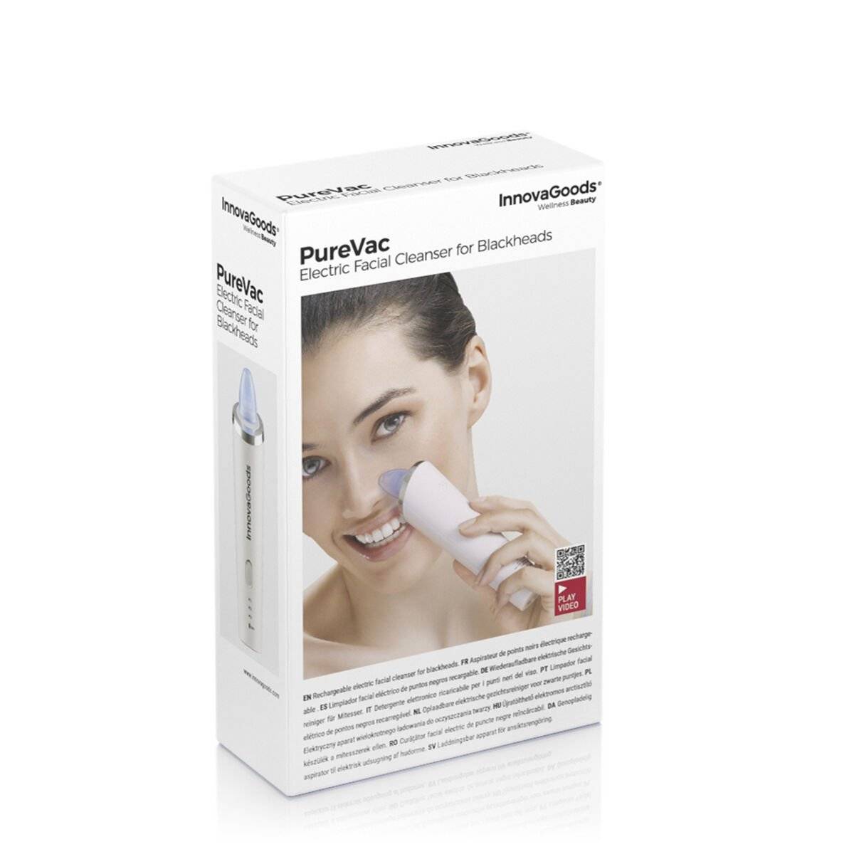Limpiador Facial Eléctrico de Puntos Negros PureVac InnovaGoods 2