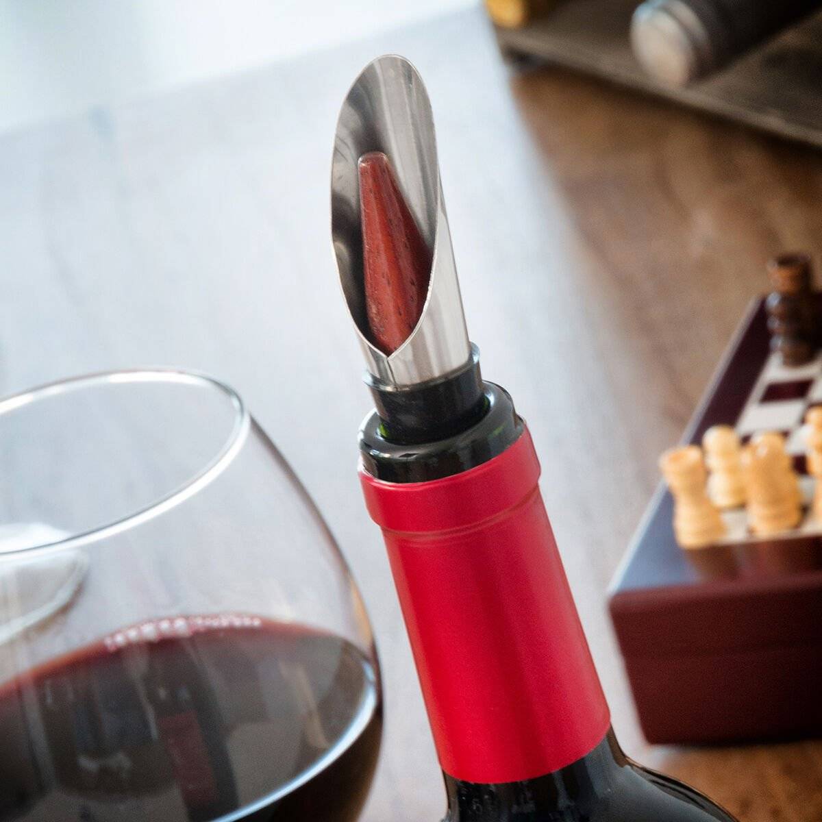 Set de Accesorios para Vino y Ajedrez InnovaGoods 37 Piezas 5