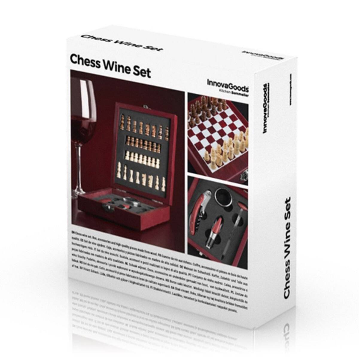 Set de Accesorios para Vino y Ajedrez InnovaGoods 37 Piezas 2