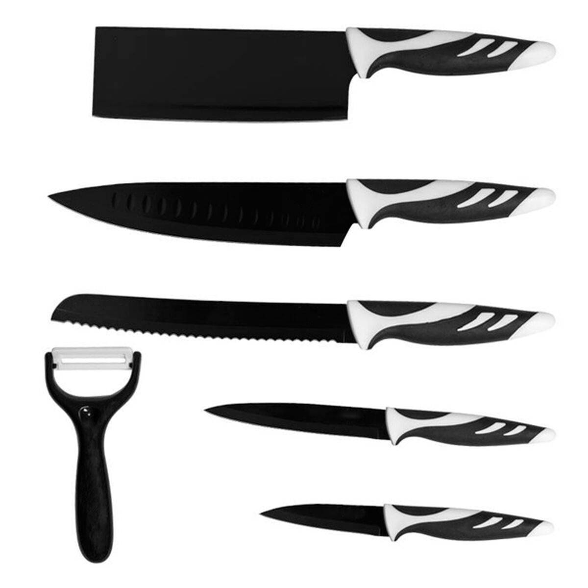 Cuchillo de Mesa Bravissima Kitchen Cuchillos Swiss Chef 6 Piezas Acero Inoxidable 5