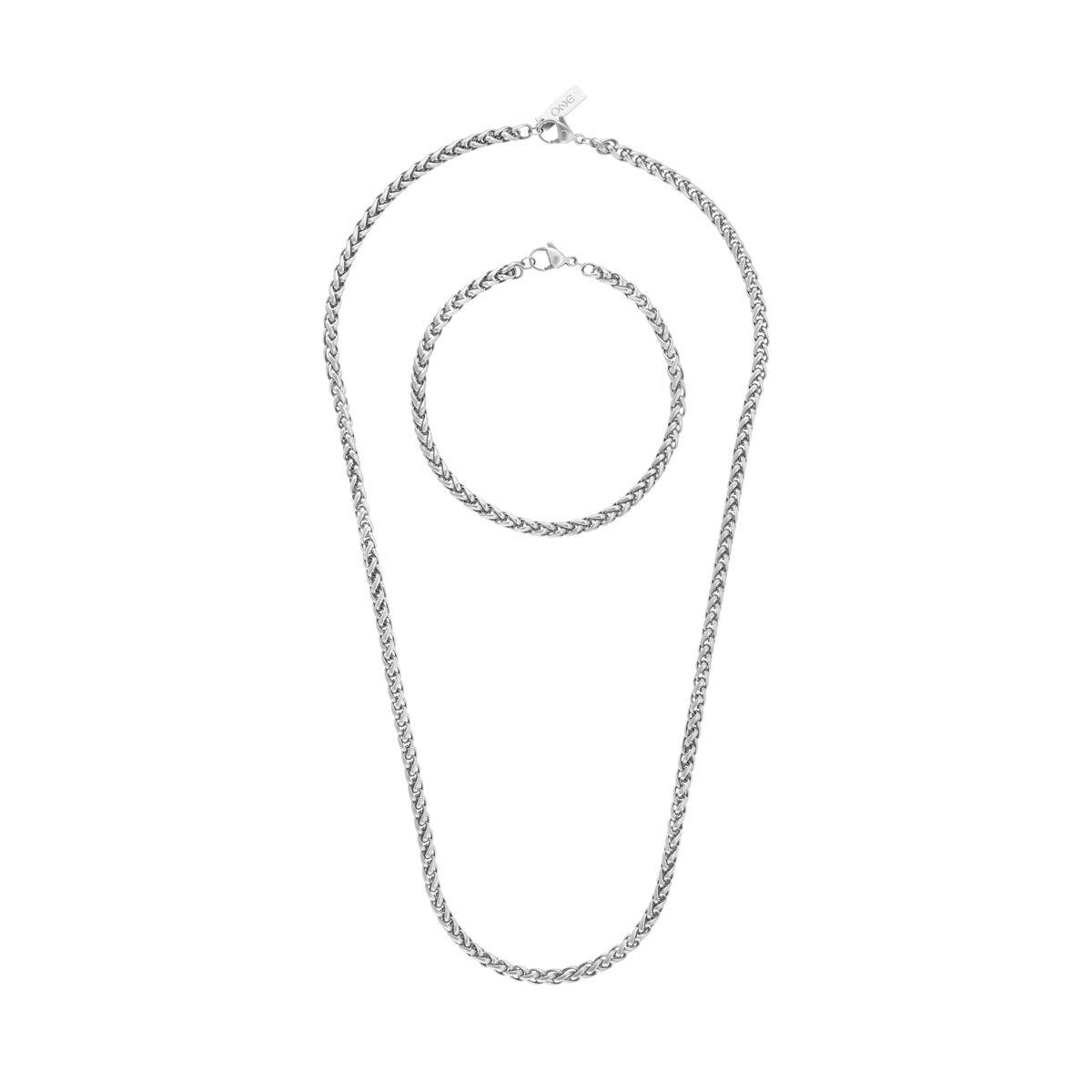 Conjunto de collar y pulsera One Jewels OAMN4202SS Plateado 1