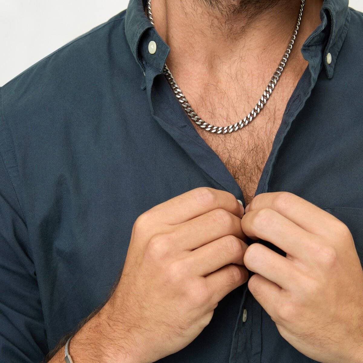 Conjunto de collar y pulsera One Jewels OAMN4201SS Plateado 2